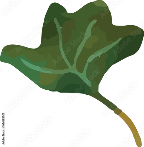 colorful illustration of flower petals and leaves clip art for background, wallpaper design