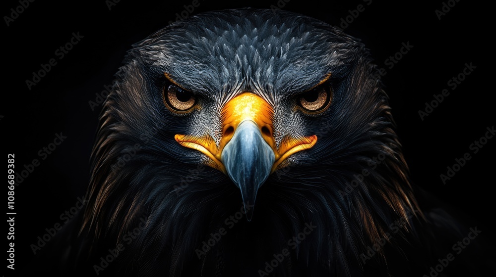 Fototapeta premium Close-up Portrait of a Golden Eagle