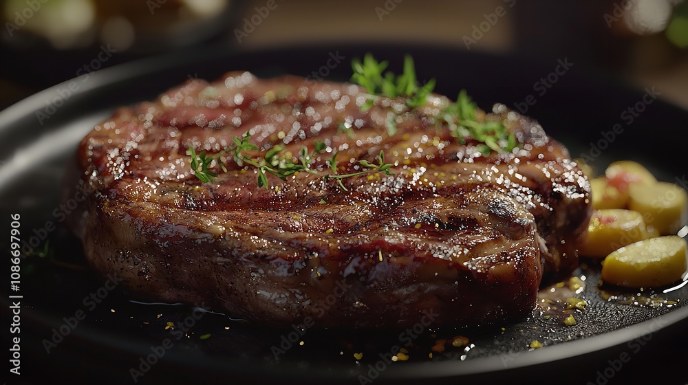 Raw Steak - Barbecue Ribeye Steak, Dry Aged Raw Steak - Barbecue Ribeye Steak, Dry Aged