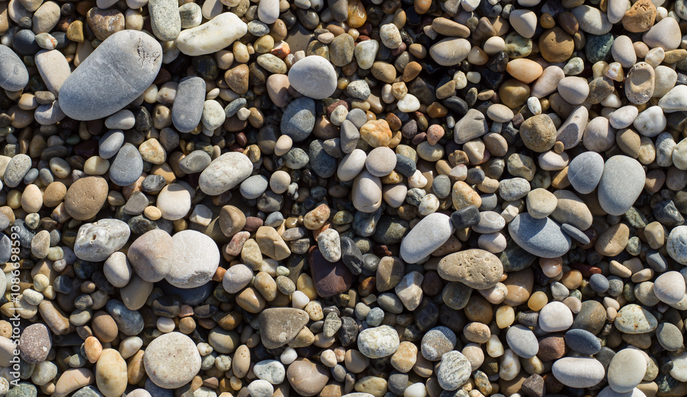 Smooth round sea stone, pebbles texture background, banner abstract Smooth round sea stone, pebbles texture background, banner abstract