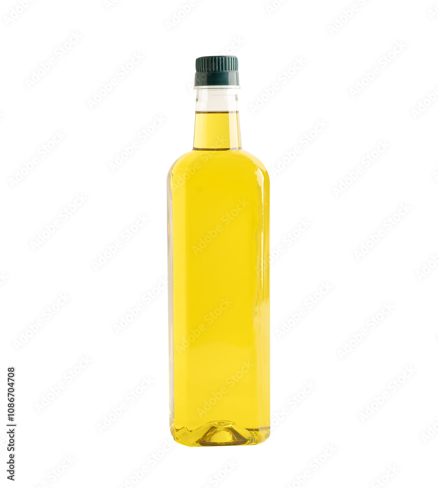 Olive oil glass bottle isolated on white background with clipping path, organic healthy food for cooking. Olive oil glass bottle isolated on white background with clipping path, organic healthy food for cooking.