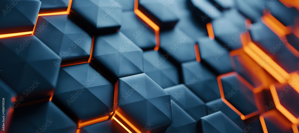 glowing hexagon shaped business background 22 glowing hexagon shaped business background 22