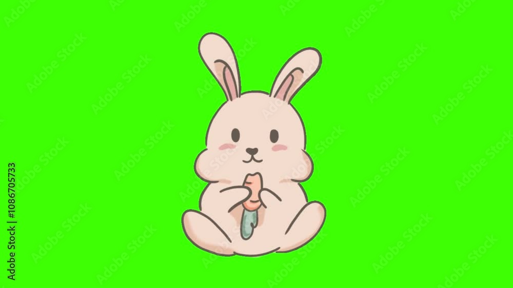 easter bunny with egg easter bunny with egg