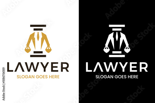 Lawyer Justice Logo Design