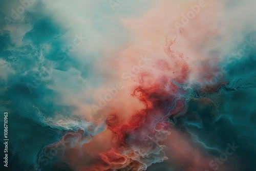 Ethereal Hazy Textured Backdrops with Vivid Patterns and Fluid Movement