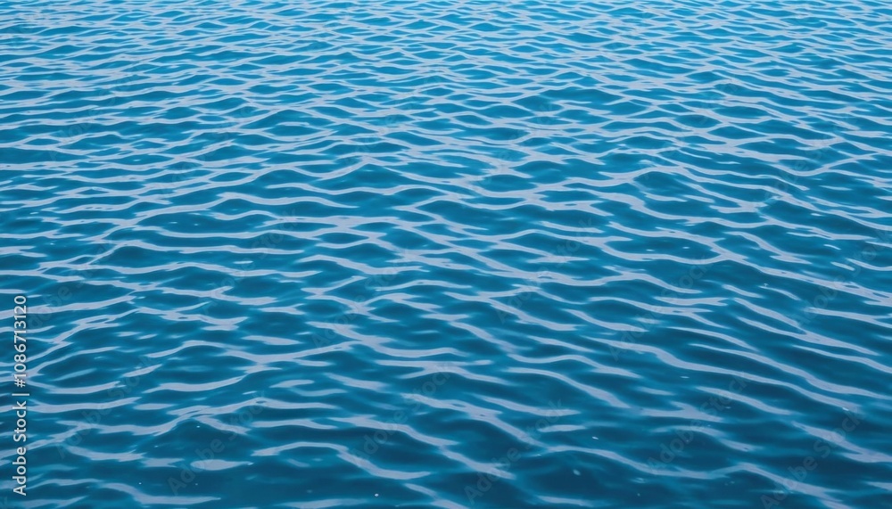 Random patterns of waves ripple across the calm water. AI generated. Random patterns of waves ripple across the calm water. AI generated.