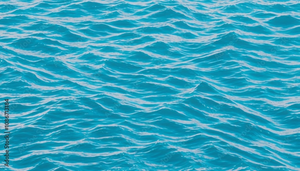 Random patterns of waves ripple across the calm water. AI generated. Random patterns of waves ripple across the calm water. AI generated.