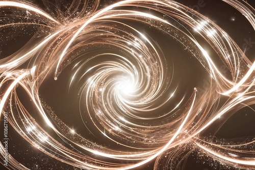 Whimsical Light Distortion Template with Shimmering Twists and Playful Textures