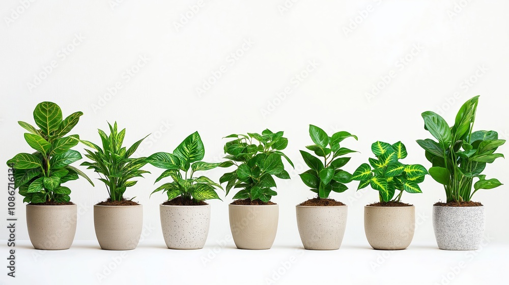 Plants in white ceramic pot: ficus lyrata, Sansevieria, pachira, zz zamioculcas zamiifolia or zanzibar gem plant. Variety of species. Isolated on a white background. Plants in white ceramic pot: ficus lyrata, Sansevieria, pachira, zz zamioculcas zamiifolia or zanzibar gem plant. Variety of species. Isolated on a white background.