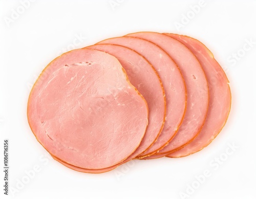 Sliced ham presenting a savory and delicious meal option