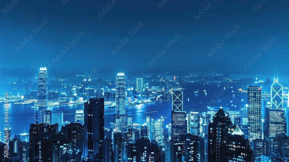 Blue Tech City Architecture Background - A Futuristic Urban Landscape of Innovation. The Blue - Hued Buildings with Sleek Lines, Symbolizing the Technological Advancements Blue Tech City Architecture Background - A Futuristic Urban Landscape of Innovation. The Blue - Hued Buildings with Sleek Lines, Symbolizing the Technological Advancements