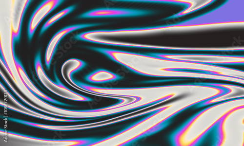 A psychedelic, liquid-like abstract background with swirling neon colors. Perfect for creating a trippy, energetic, and futuristic design.