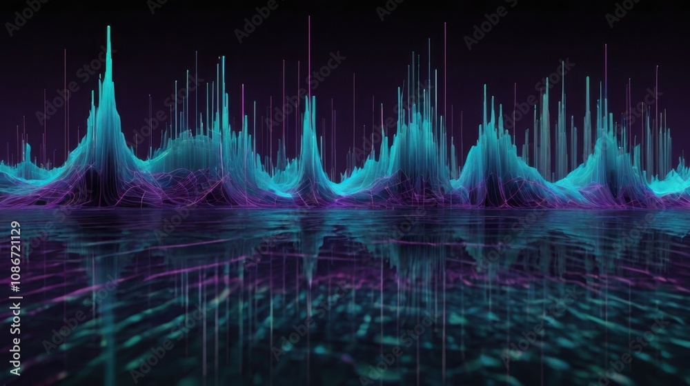 Digital Sound Waves Visualization Digital Sound Waves Visualization
