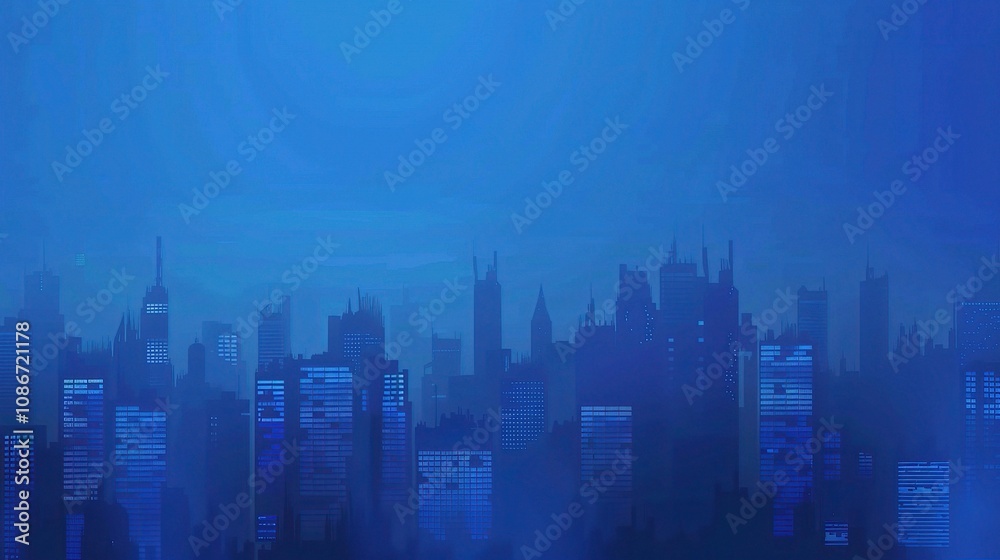 Blue Tech City Architecture Background - A Futuristic Urban Landscape of Innovation. The Blue - Hued Buildings with Sleek Lines, Symbolizing the Technological Advancements Blue Tech City Architecture Background - A Futuristic Urban Landscape of Innovation. The Blue - Hued Buildings with Sleek Lines, Symbolizing the Technological Advancements