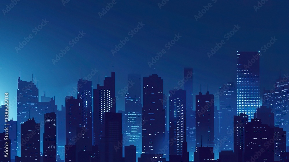 Blue Tech City Architecture Background - A Futuristic Urban Landscape of Innovation. The Blue - Hued Buildings with Sleek Lines, Symbolizing the Technological Advancements Blue Tech City Architecture Background - A Futuristic Urban Landscape of Innovation. The Blue - Hued Buildings with Sleek Lines, Symbolizing the Technological Advancements