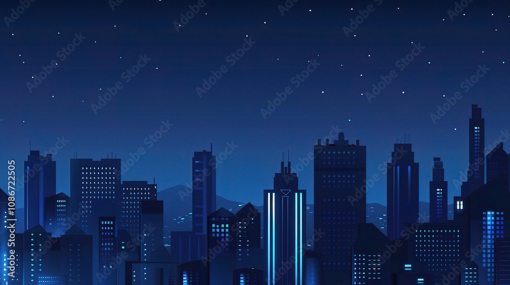 Blue Tech City Architecture Background - A Futuristic Urban Landscape of Innovation. The Blue - Hued Buildings with Sleek Lines, Symbolizing the Technological Advancements Blue Tech City Architecture Background - A Futuristic Urban Landscape of Innovation. The Blue - Hued Buildings with Sleek Lines, Symbolizing the Technological Advancements