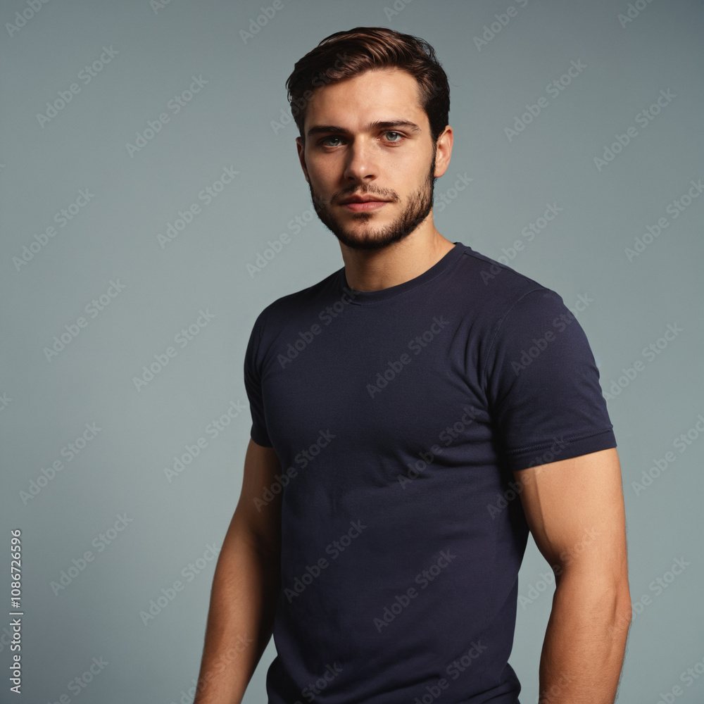 Muscular Alpha Male: Confident Man with Ambition and Strength Muscular Alpha Male: Confident Man with Ambition and Strength