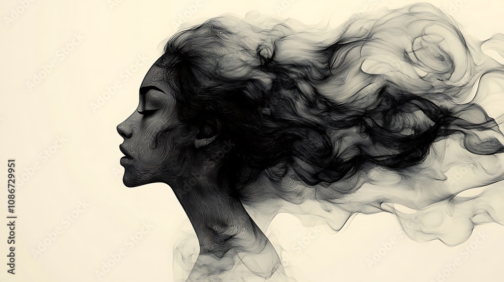 black and white portrait of a woman black and white portrait of a woman