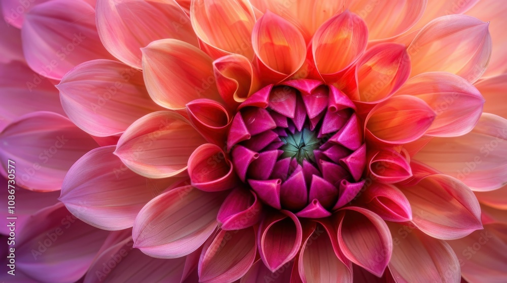 A close up of a pink flower with a yellow center