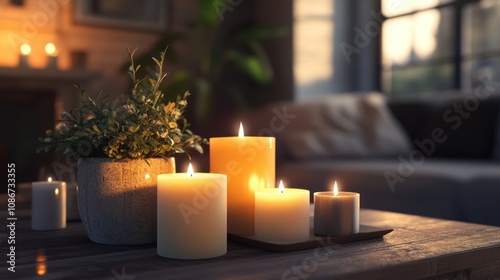 Candles and Cozy Atmosphere