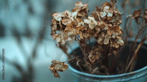 Dried Flowers in a Pot