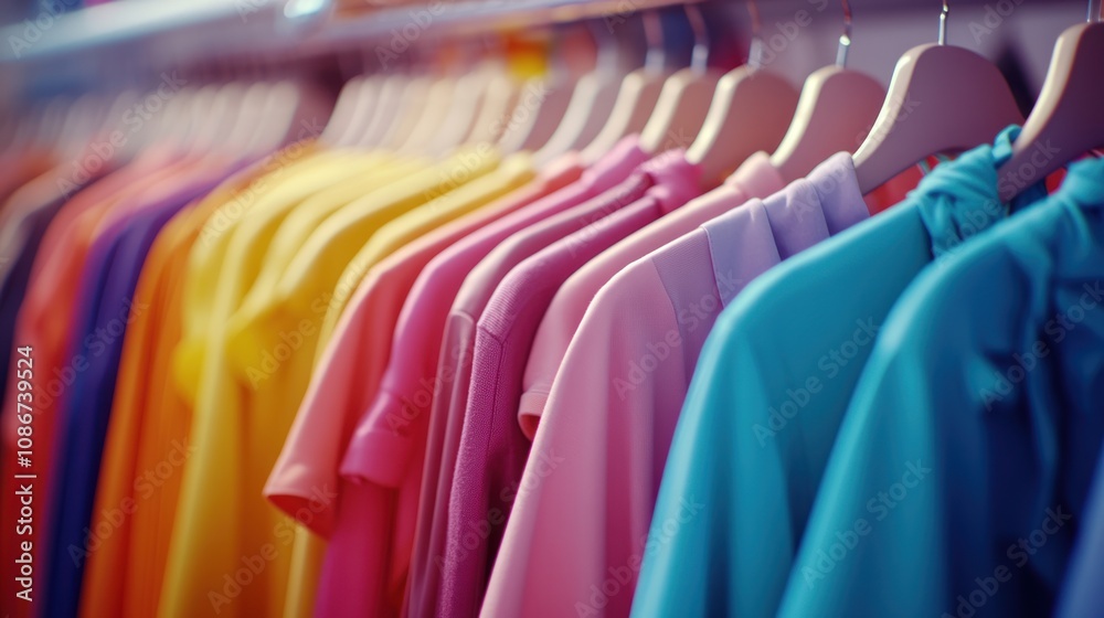 custom made wallpaper toronto digitalRainbow of T-shirts Hanger Shop