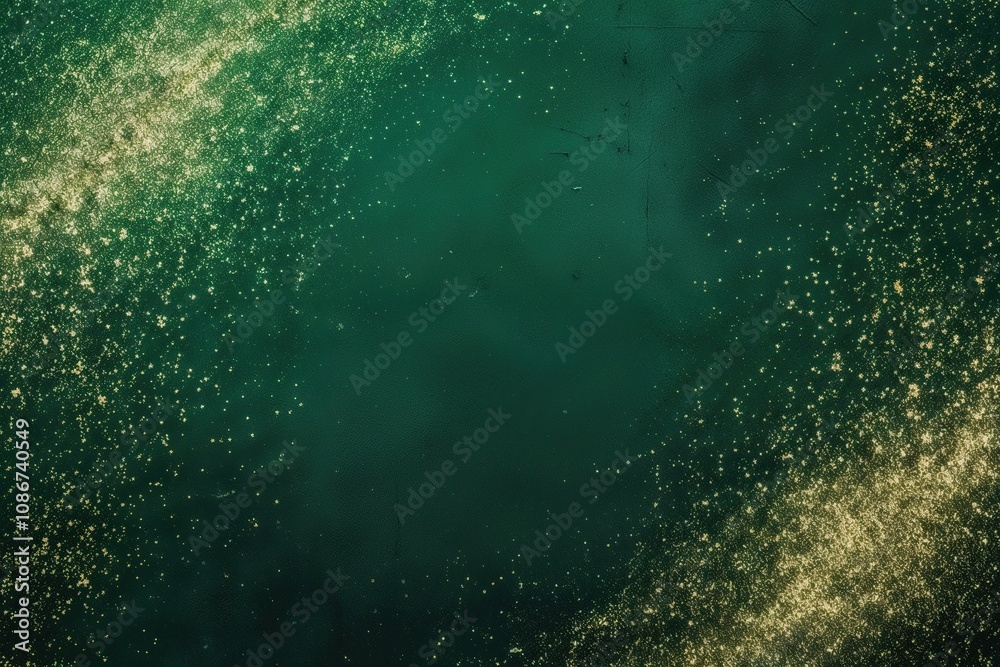 Textured Green Layout with Gritty Backdrop and Particle Overlay Textured Green Layout with Gritty Backdrop and Particle Overlay