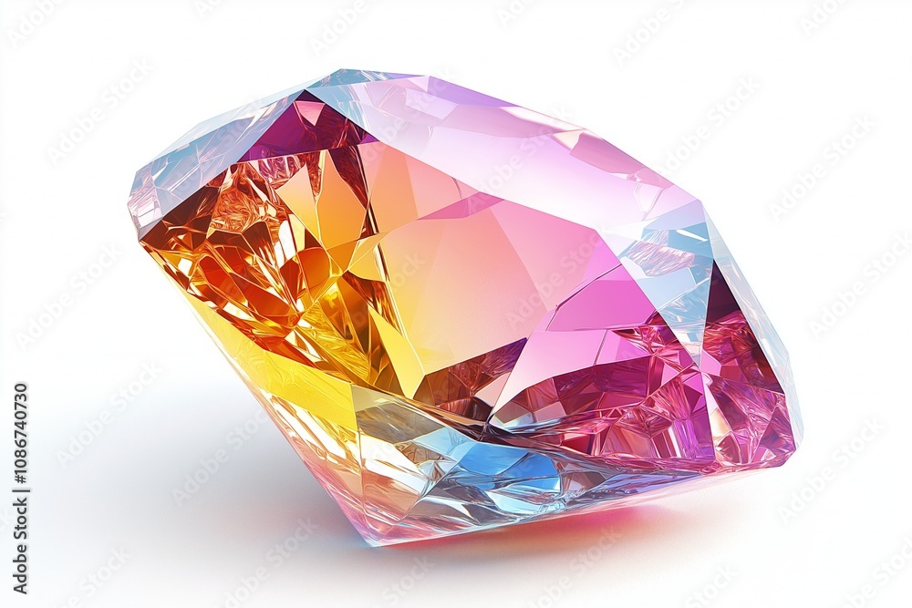 Amazing colorful Quartz Rainbow Flame Blue Aqua Aura crystal cluster closeup macro isolated on white background Amazing colorful Quartz Rainbow Flame Blue Aqua Aura crystal cluster closeup macro isolated on white background