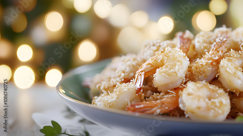 Crispy Coconut Shrimp with a Refreshingly Zesty Pineapple Dip: A Perfect Starter for Your Special Celebrations