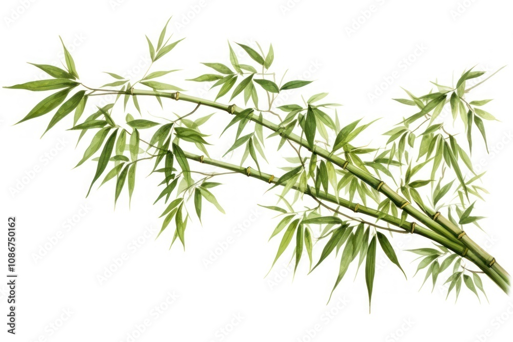Bamboo plant white background freshness. Bamboo plant white background freshness.
