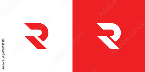 Initial Letter R Logo Design
