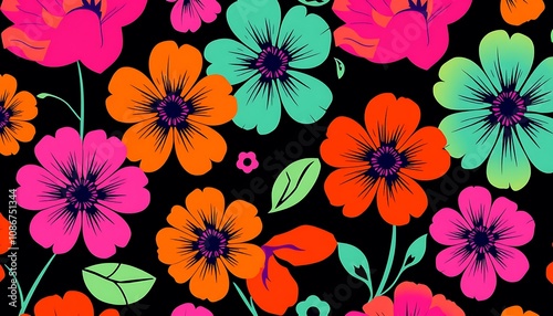 Bold Floral Pattern,