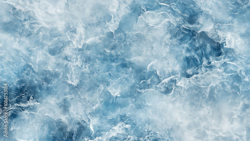 Gentle Ocean Hues: A Minimalistic Watercolor Background