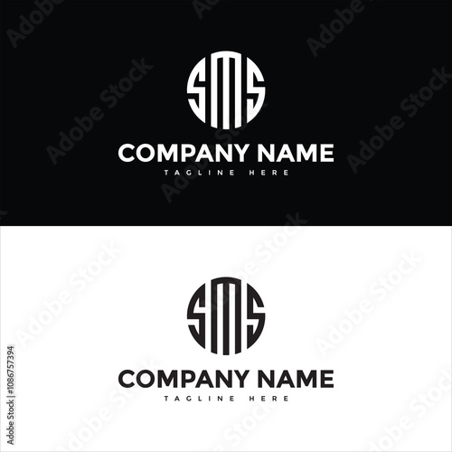 SMS letter original creative modern logo design
