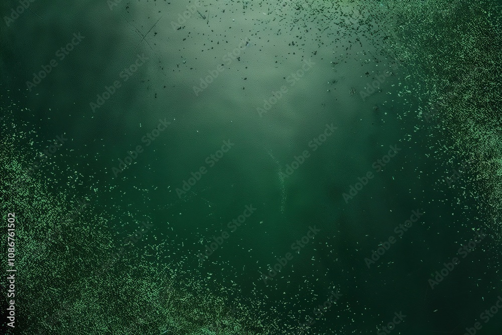 Textured Green Background with Gritty Texture and Particle Effect Textured Green Background with Gritty Texture and Particle Effect