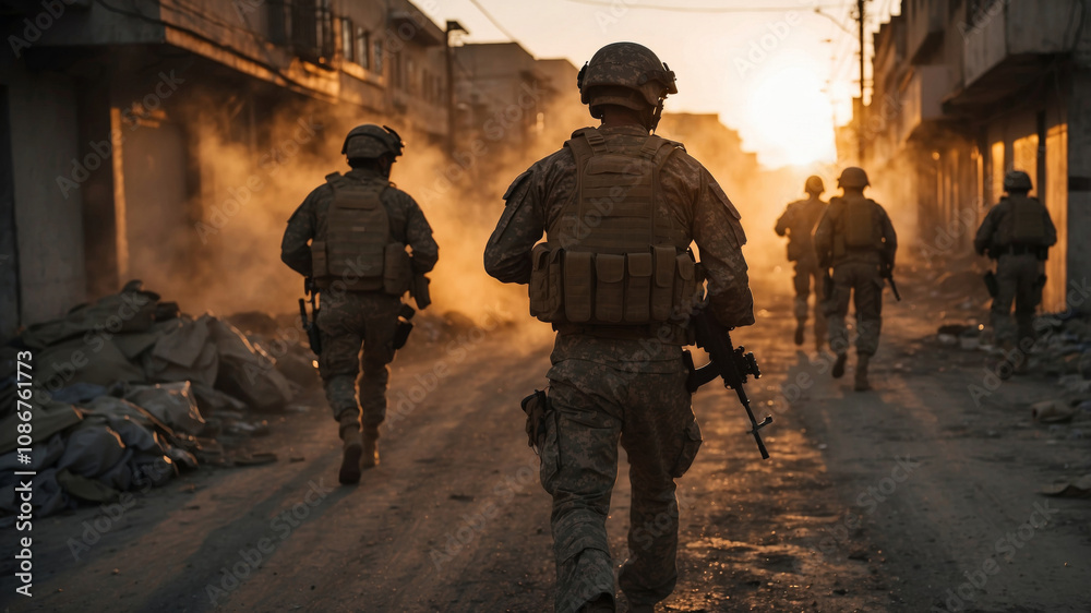 Military in destroyed city: special operation in the east.