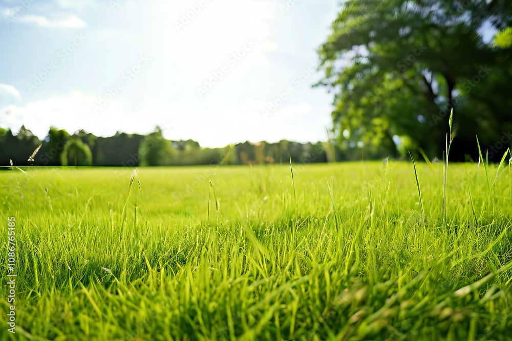 grassy field lush green grass grassy field lush green grass