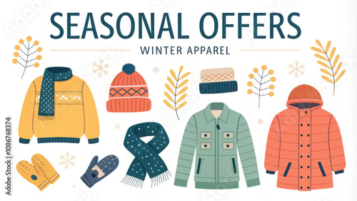 Seasonal offers on cozy winter apparel showcase stylish options