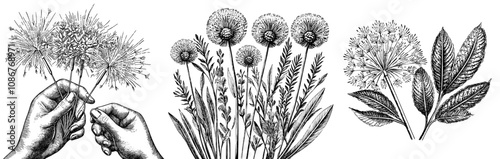 Fireworks glowing with bright sparks. Festive Bengal light on white background. Fire spark on magic wand. Flat graphic modern illustration isolated on white.