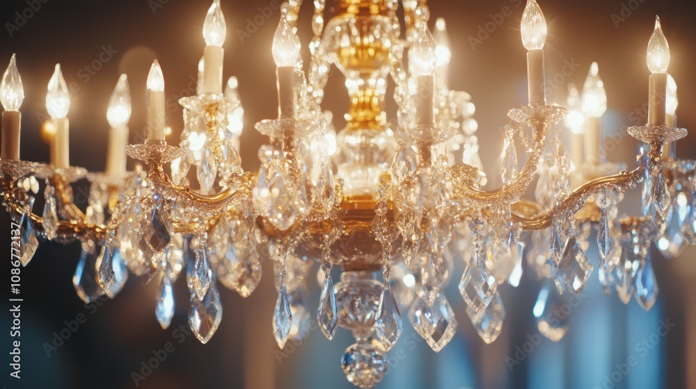 Elegant Crystal Chandelier Elegant Crystal Chandelier