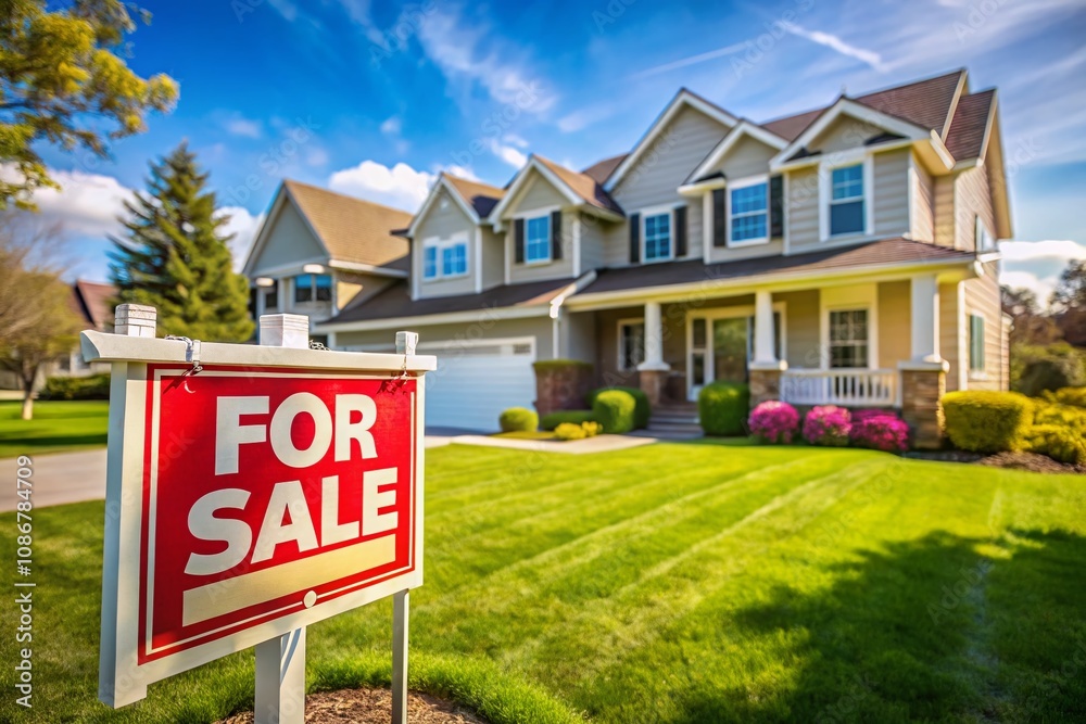 Capturing the Essence of a 'For Sale' Sign in a Lively Neighborhood: A Documentary Photography Perspective on Real Estate in Action Capturing the Essence of a 'For Sale' Sign in a Lively Neighborhood: A Documentary Photography Perspective on Real Estate in Action