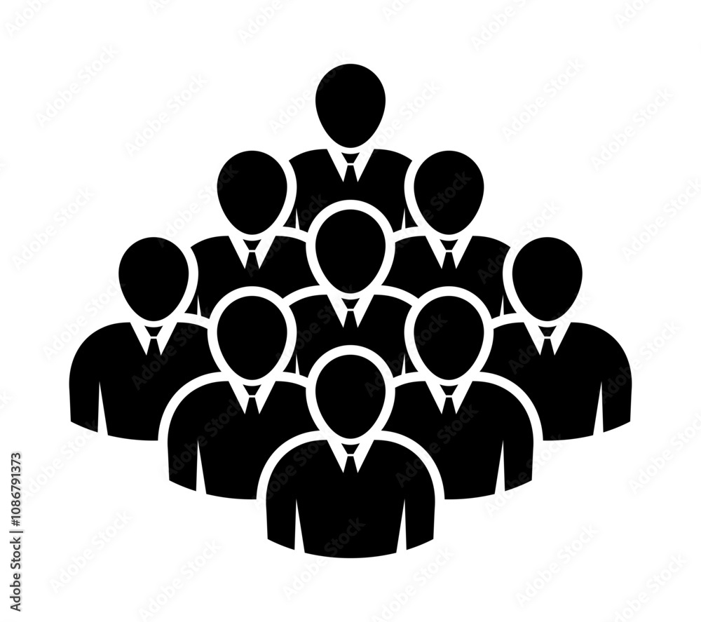 Symbol, ikona ludzi. Plik wektorowy. Symbol, ikona ludzi. Plik wektorowy.