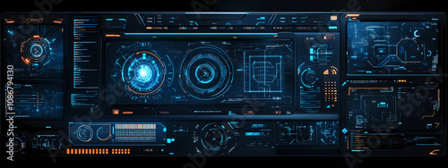Futuristic Tech Interface