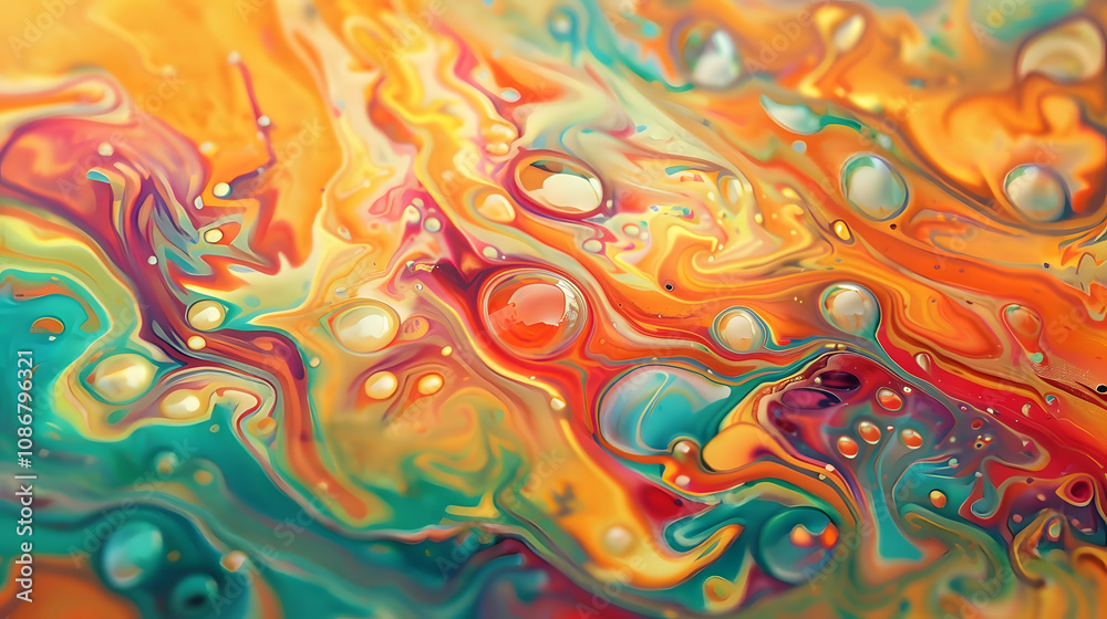 A gold colored liquid with bubbles floating on top A gold colored liquid with bubbles floating on top