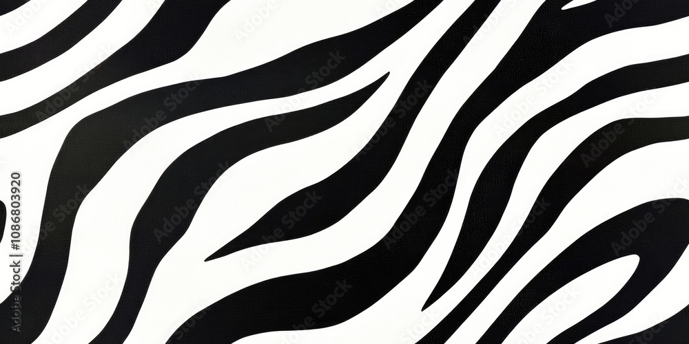 Seamless pattern of classic black and white zebra stripes, highlighting a bold and timeless wildlife motif for stylish and versatile designs.. Seamless pattern of classic black and white zebra stripes, highlighting a bold and timeless wildlife motif for stylish and versatile designs..