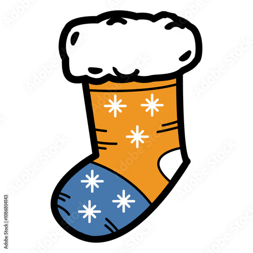 Christmas stocking icon