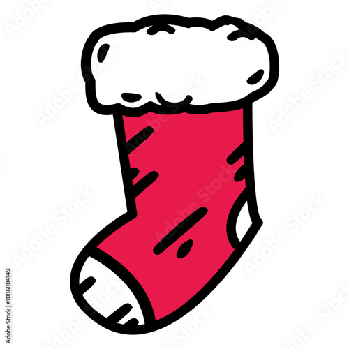 Christmas stocking icon