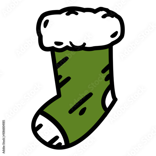 Christmas stocking icon