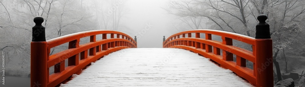 Solitary Bridge on a Quiet Snow-Covered Path A Serene Winter Scene of Solitude and Tranquility Discover the peaceful beauty of this single arch bridge, a picturesque pathway leading to contemplation Solitary Bridge on a Quiet Snow-Covered Path A Serene Winter Scene of Solitude and Tranquility Discover the peaceful beauty of this single arch bridge, a picturesque pathway leading to contemplation