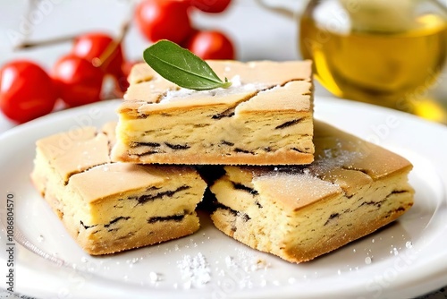 olive oil and sea salt shortbread